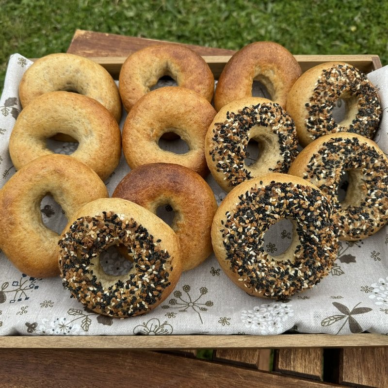Potato Sourdough Bagels